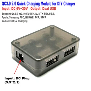 Quick Charge USB 5V 12V QC3.0 2.0 Dual Fast Charging Module DIY Phone Charger - Bild 1 von 8