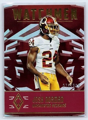 2016 Panini Phoenix JOSH NORMAN WATCHMEN INSERT RED REDSKINS /399 - Image 1 of 2