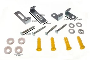 Set Clip Specchio Regolabile Set di 4 e Fissaggi e Istruzioni 10 Set 4 - Foto 1 di 1