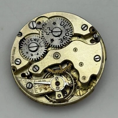 24.3mm Rolex Rebberg Depose 7 Jewels Vintage Antique Watch Movement PARTS REPAIR - Image 1 of 4