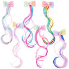  6 szt. peruki z kucykiem akcesoria do włosów dla dziewczynek dzieci kolor