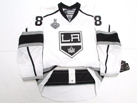 DOUGHTY LOS ANGELES KINGS AUTHENTIC AWAY 2014 STANLEY CUP REEBOK EDGE 2.0 JERSEY Cover