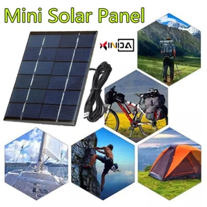 2W Charging 6V Solar Panel Mobile Phone Battery 330mA Home Mini Outdoor Control - Picture 1 of 27