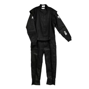 Velocita DS3 Small Black 1pc VR2 Double Layer SFI 3.2a/1 Rated Logo Fire Suit - Picture 1 of 7