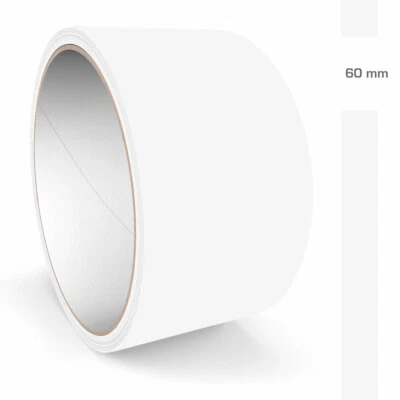 Zierstreifen 60mm 10 Meter Weiß Matt RAL 9003 Auto Boot Motorrad Wohnmobil WoWa - Bild 1 von 4