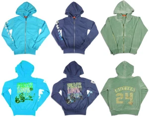 Butter Super Soft Long Sleeve Screen Print and Embellished Zip Hoodie Sweatshirt - Picture 1 of 7