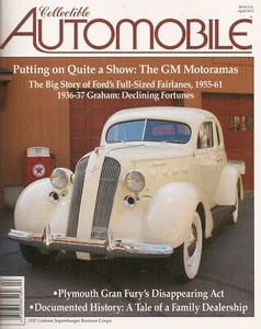 COLLECTIBLE AUTOMOBILE 2012 APR - MOTORAMA, FAIRLANE, CADDY 341B, GRAHAM, M3 - Picture 1 of 1