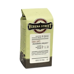 Verena Street 11 Ounce Ground, Swiss Water Process Decaf Coffee, Sunday Drive - Picture 1 of 12