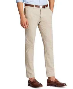 Polo Ralph Lauren Men's Slim-Fit Stretch Chino Pants, TAN, 36WX32L - Picture 1 of 2