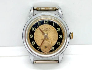 Luxor Swiss Vintage Watch 15 Jewels Incabloc Waterproof Movement Mechanical Rare - Picture 1 of 24