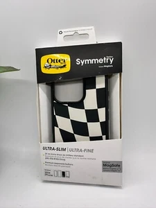 OtterBox Apple 2024 iPhone Symmetry Series Case with MagSafe - Black/white - Picture 1 of 3