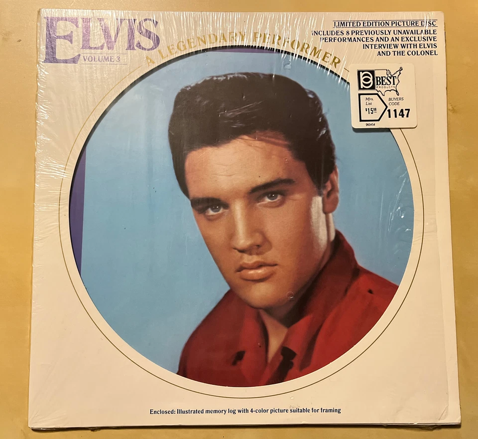 Elvis Presley - Legendary Performer Vol 3 - Limited Edition Picture Disc - LP Foto 1 de 4