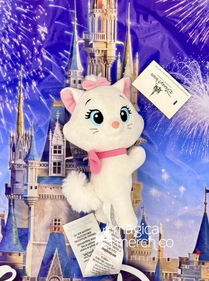 2023 Disney Parks Marie Cat Aristocats Pequeño Imán Peluche Pal Nuevo Foto 1 de 1