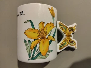 Ameriflora92' exhibition Columbus, OH coffee MUG vintage Rare painted Free Ship - Picture 1 of 4
