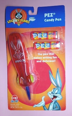 PEZ Bugs Bunny Candy Dispenser Pen ~ Looney Tunes ~ Vintage 20th century ~ NEW - Image 1 of 2