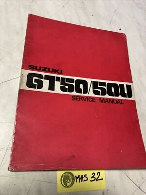 Suzuki GT50U GT50 U Gt 50 Manual Revisión Técnica Servicio Taller Edición 1977 - Imagen 1 de 4