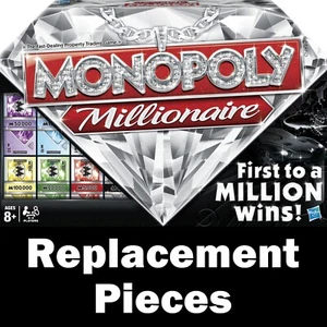 Monopoly 2012 MILLIONAIRE Edition - Replacement Parts Pieces Tokens Cards Deeds - Picture 1 of 45