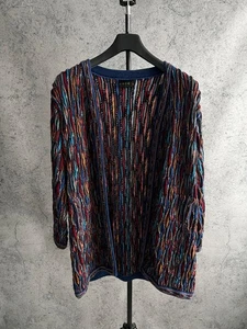 Coogi Style Knit Wool Cardigan Sweater Geccu Womens size S Made In Australia - Picture 1 of 21