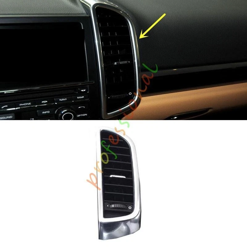 Para Porsche Cayenne 2011-2016 Consola central Medio Derecho A/A Salida de aire Reemplazo Foto 1 de 1