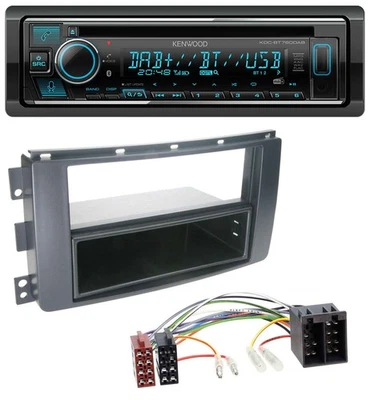 Kenwood MP3 Bluetooth DAB USB CD Autoradio für Smart ForFour 454 ForTwo 451 ISO - Bild 1 von 4