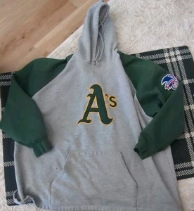 Sudadera con Capucha Atletismo De Colección Para Hombres XL Pullover Gris MLB Béisbol Lee Sport Y2K - Imagen 1 de 7