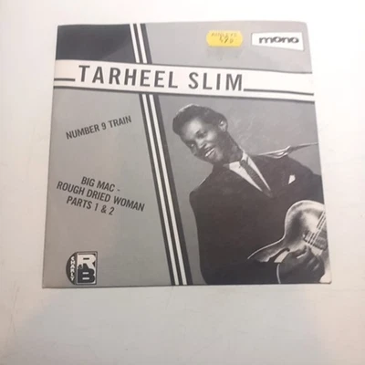 Tarheel Slim Number 9 Train 1980 Mono Vinyl Record Charly R&B 7 Inch Foto 1 de 4