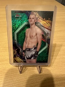 2024 Finest UFC Green Shimmer Refractors #153 Ian Machado Garry /93 - Bild 1 von 3