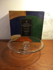 Large Crystal, Cake Stand/plate, Handmade by Dartington  - Picture 1 of 24