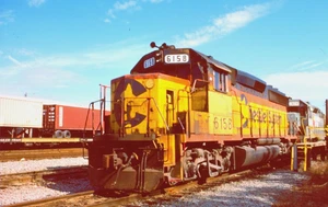 ORIGINAL KODACHROME SLIDE CHESSIE SYSTEM GP40-2 #6158 PORTSMOUTH VA 13. NOVEMBER 1993 - Bild 1 von 1