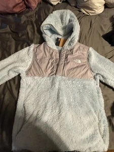 The North Face 1/4 Zip Pullover Sherpa Fleece Hoodie Girls XL - Picture 1 of 4