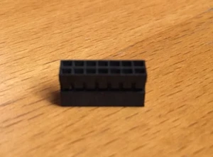FCI 69307-014 MINITEK HSG 2 ROW (10pcs = 1 lot) - Picture 1 of 5