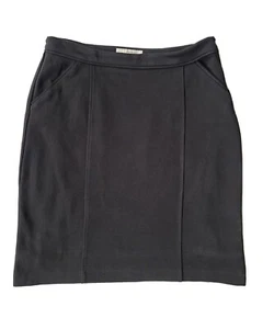 BODEN WG496 Damen A-Linien-Rock schwarz Baumwollmischung mit Taschen. Größe UK 12L, US 16L - Bild 1 von 12