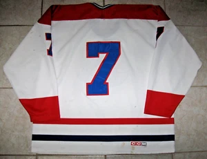 #7 Howie Morenz Montreal CANADIENS Off. Lic. Jersey CCM MASKA, talla XL para hombre - Imagen 1 de 2