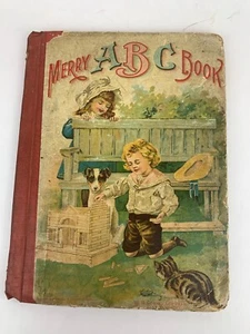 Conkey Merry Abc Book Children’s 1901 Antique Chicago Christmas - Picture 1 of 12