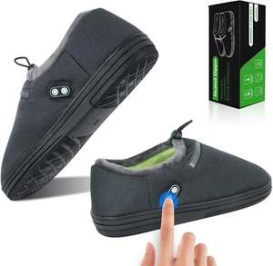 Foot Warmer, Electric Foot Warmer with 5000Mah Battery, Heated Slippers Women Me - Picture 1 of 12