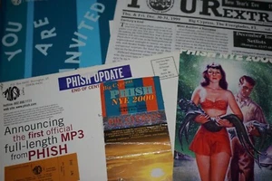Phish Big Cypress NYE Announcement + Newsletter + Stub + Postcard + Tour Extra - Picture 1 of 18