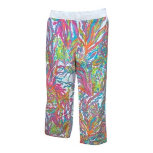 Lilly Pulitzer 100% Linen Youth Girls Beach Preloved Pants Size Large* - Picture 1 of 4