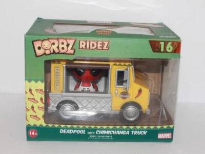 Dorbz Ridez Deadpool Con Camión Chimichanga Nº16 Funko Nuevo Foto 1 de 4