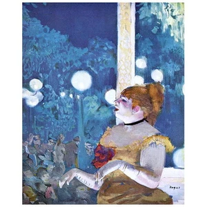 IMÁN NEVERA Edgar Degas, Concierto en el café: La canción del perro, 1877 - Imagen 1 de 7