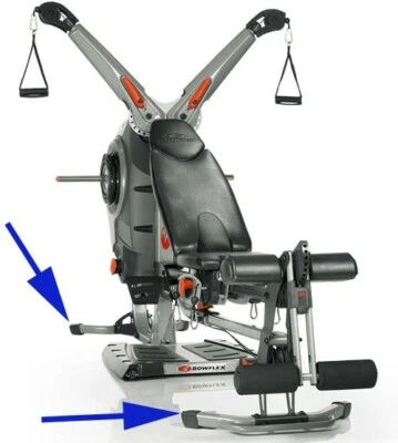 TWO NEW Bowflex Feet Foot Endcap End Cap REPLACEMENT PARTS - Image 1 of 4