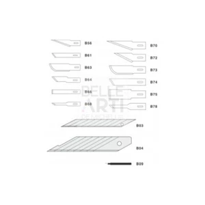 LAME PER CUTTER C609 CONF. 10 LAME - Imagen 1 de 1