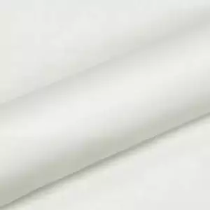 Luxury Plain White 100% Italian Cotton Upholstery Fabric 118" - Picture 1 of 4
