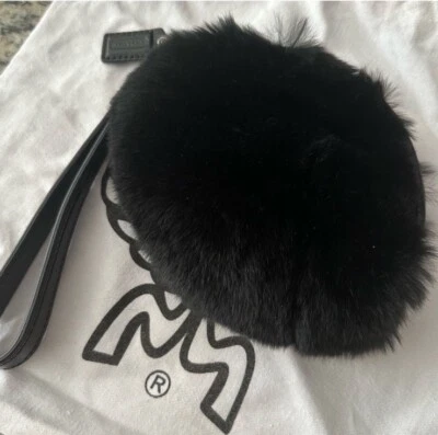 Bolso sin asas Coach Madison de piel con bola de conejo F48466 de colección SUPER RARO Foto 1 de 4