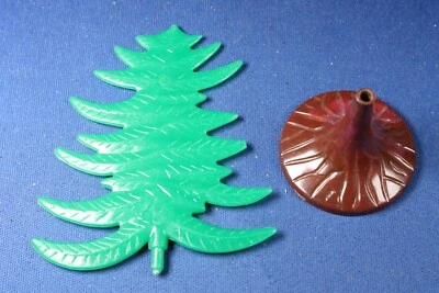 Plasticville - O-O27 - #CT-6 Evergreen Tree (1) - Green Unglued - Excellent - Image 1 of 4