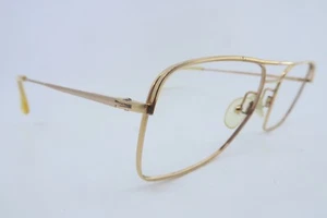 Vintage 50s gold filled glasses frames Essel 52-21 Nylor Doublé Or Laminé France - Picture 1 of 9