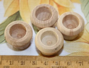 DDR Erzgebirge Pyramide 4stück Kerzenhalter holz weihnachten xmas vintage XG - Bild 1 von 4