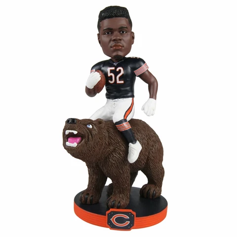 Khalil Mack Chicago Bears Riding Bear Bobblehead NFL Cover