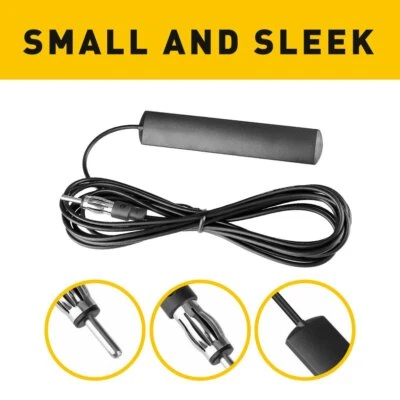 Universal Hidden Windshield Antenna Stereo Stealth Radio AM FM Car Truck Boat US - Image 1 of 4