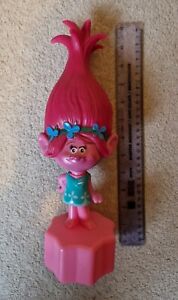 Poppy Troll Doll 12" Large Plastic Figure that can be refilled with Bubble Bath