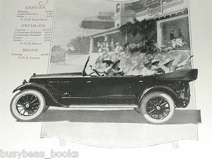 1920 Studebaker advertisement, STUDEBAKER Series 20 Big-Six auto - Foto 1 di 3